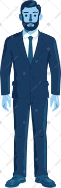 Man in a suit PNG, SVG