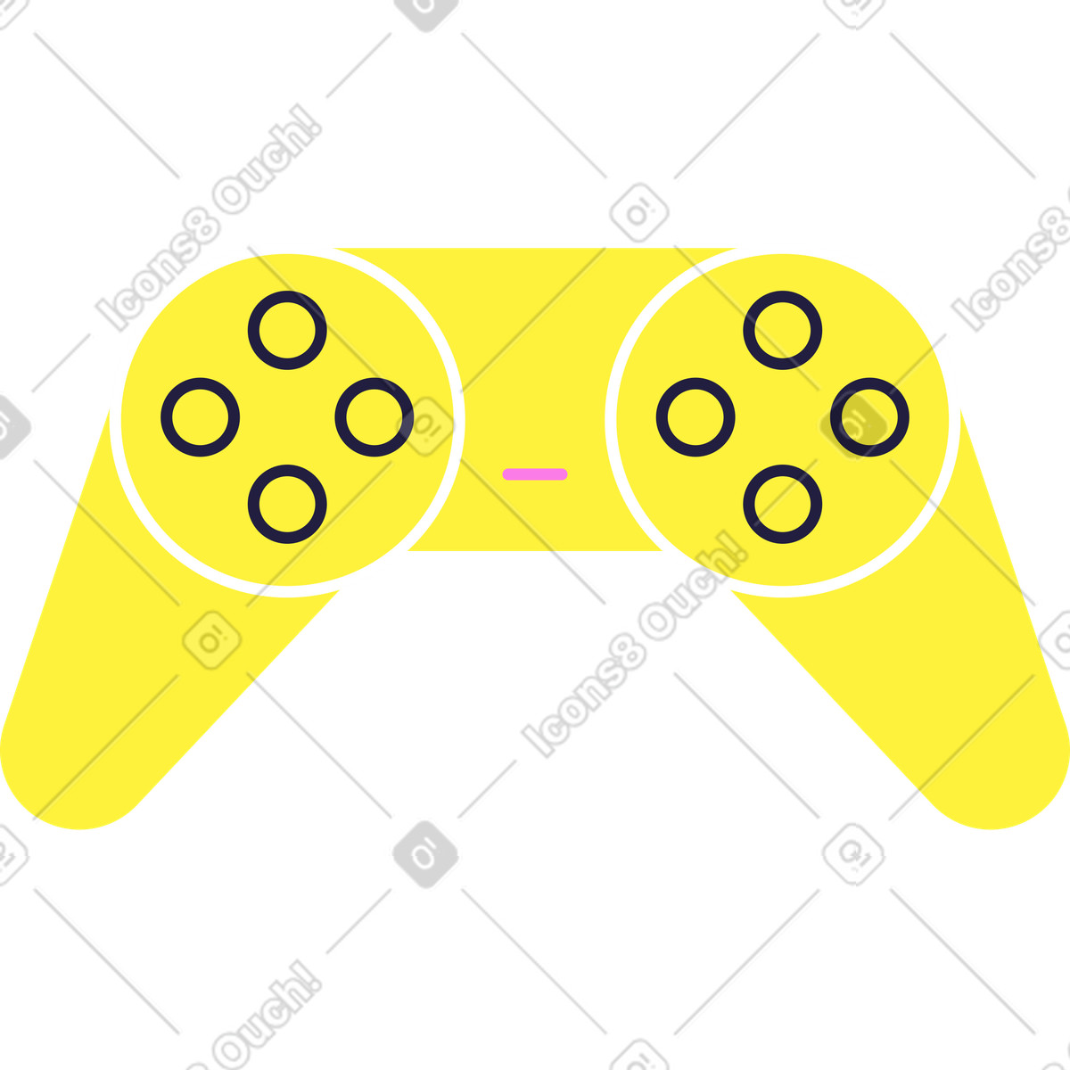 Ilustración Gamepad en estilo Mellow a descargar en PNG y SVG