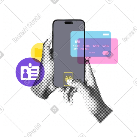 Connexion par empreinte digitale et paiement avec touch id PNG, SVG