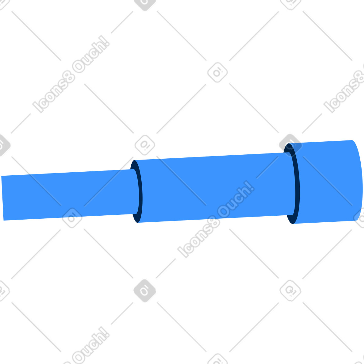 Ilustración Catalejo en estilo Urban a descargar en PNG y SVG