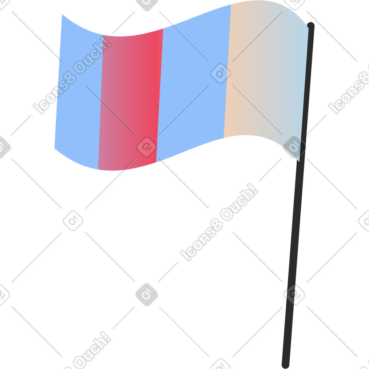 下载 Marginalia 风格的 旗 插画，支持 PNG、SVG 格式