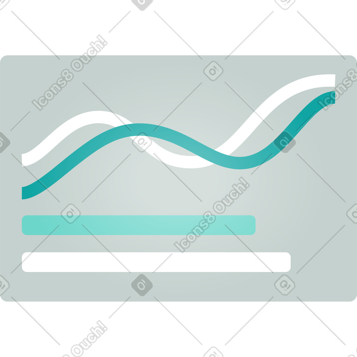 Growth curve illustration in Office style download in PNG, SVG