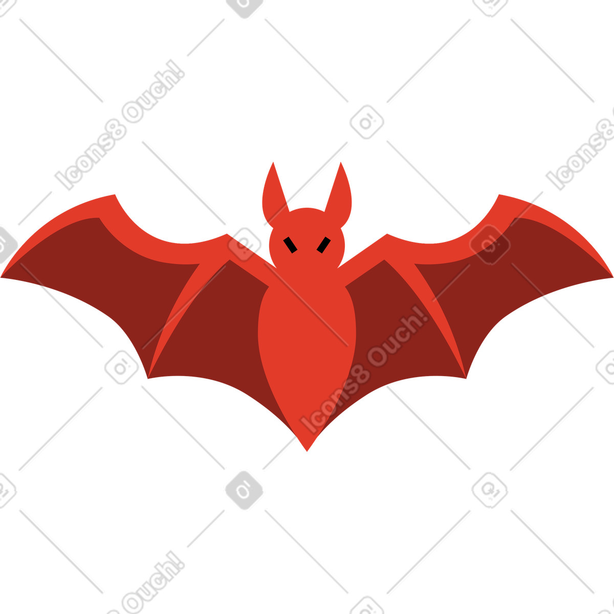 Ilustração de 1 em no estilo Burgundy para baixar em PNG, SVG