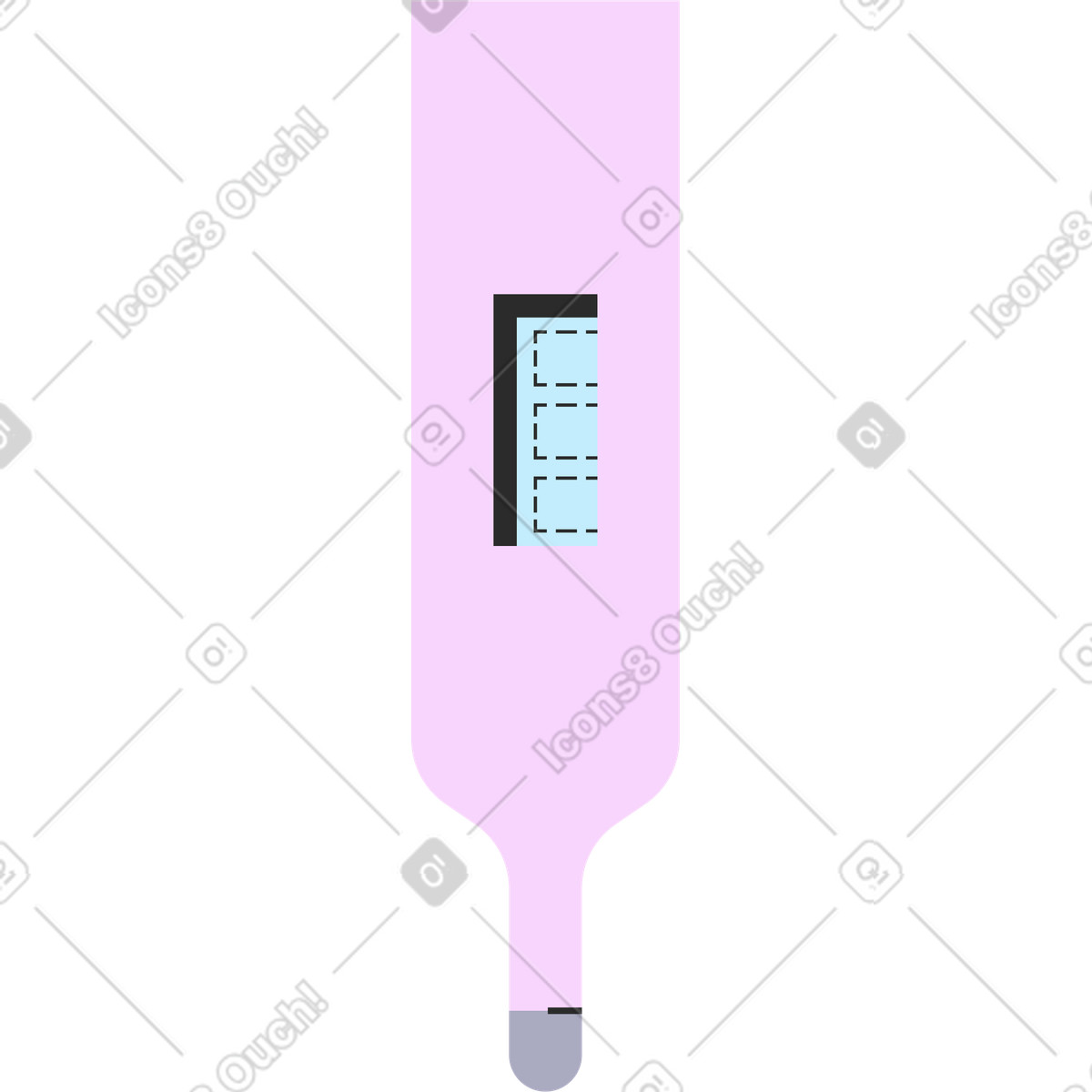 Ilustración Thermometer en estilo Marginalia a descargar en PNG y SVG
