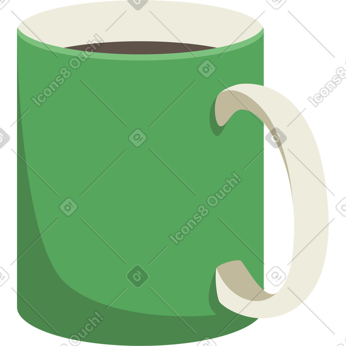 Cup illustration clipart showcasing free vector graphics for creative projects