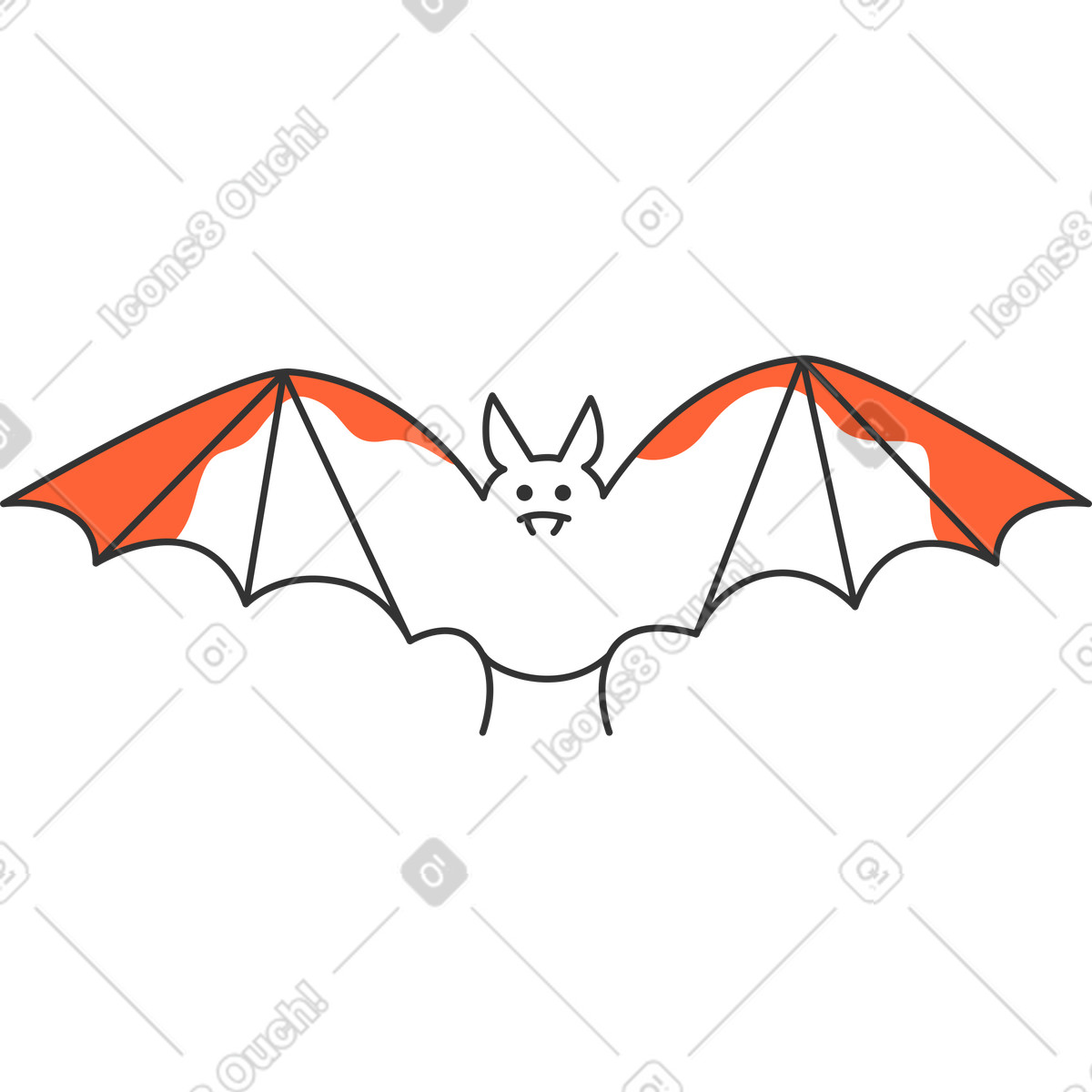 Ilustração de 1 em no estilo Crayon para baixar em PNG, SVG