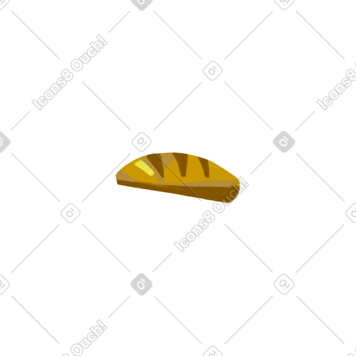 Ilustración Pan de molde en estilo Atomic a descargar en PNG y SVG