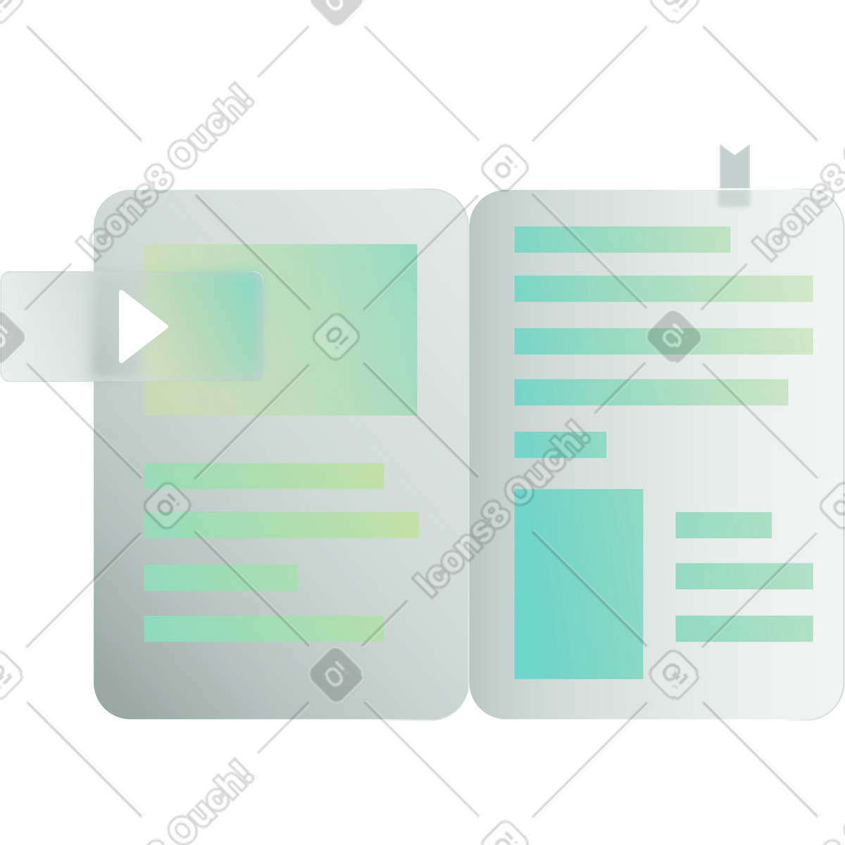 Office 스타일의 작업 창 일러스트레이션 PNG, SVG 다운로드