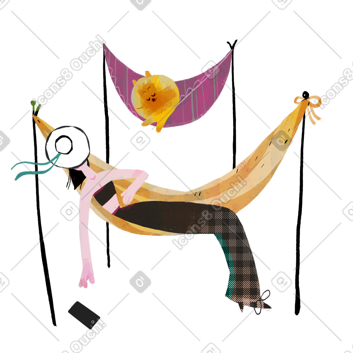 Ilustração de No messages em estilo Fabulous para baixar em PNG, SVG