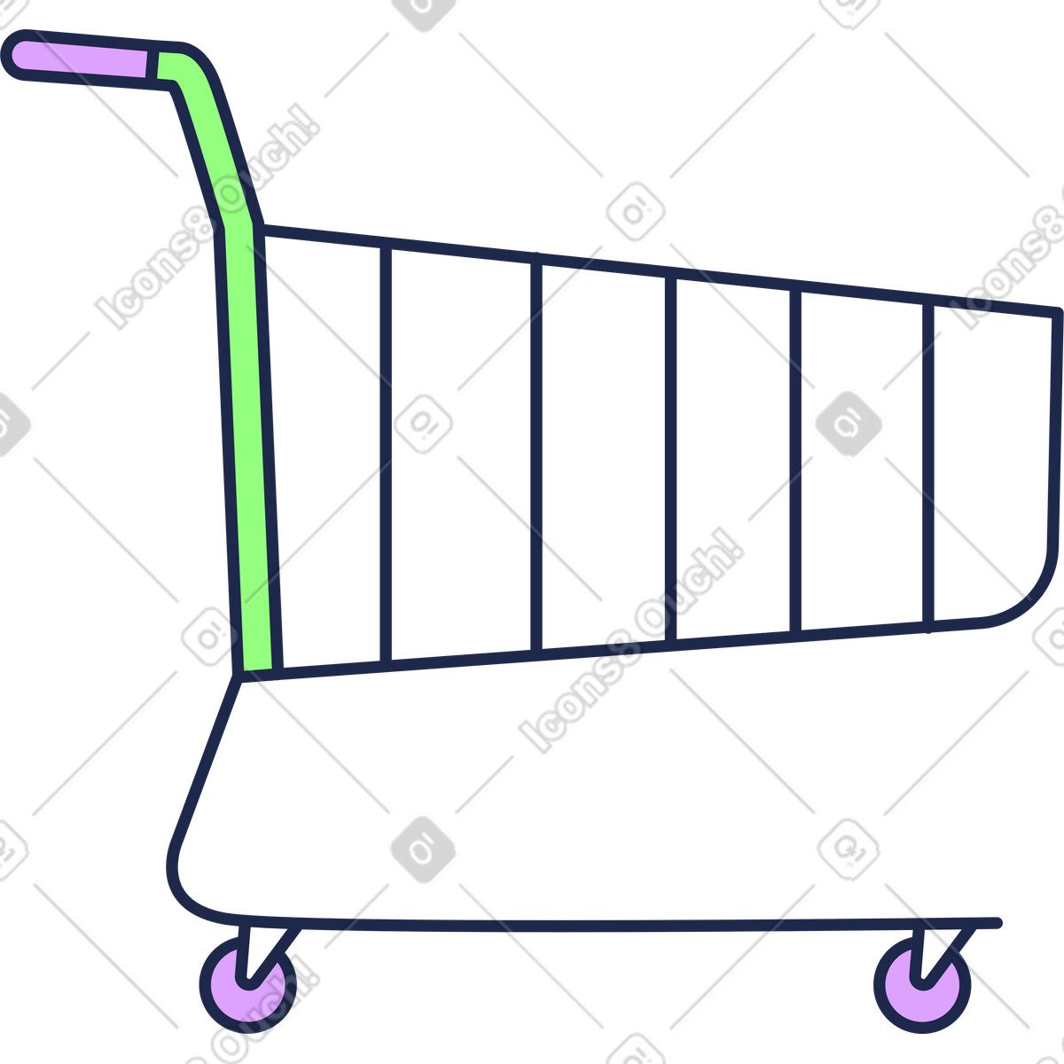 Illustration Panier dans le style Outline à télécharger aux formats PNG, SVG