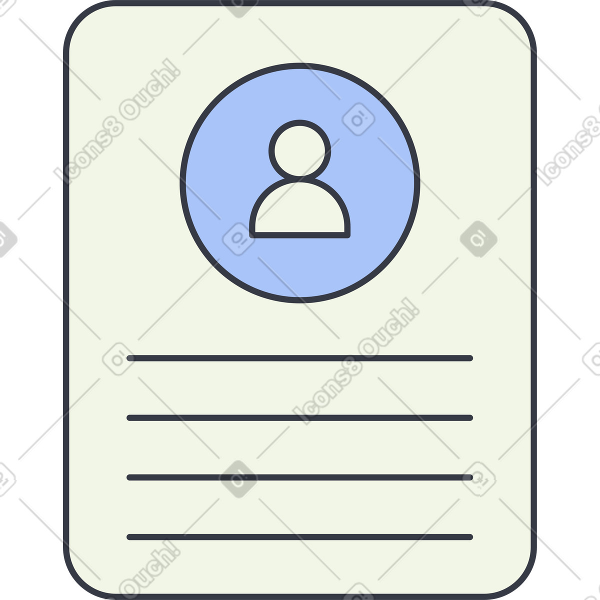 Illustration Identifiant dans le style Abstract à télécharger aux formats PNG, SVG