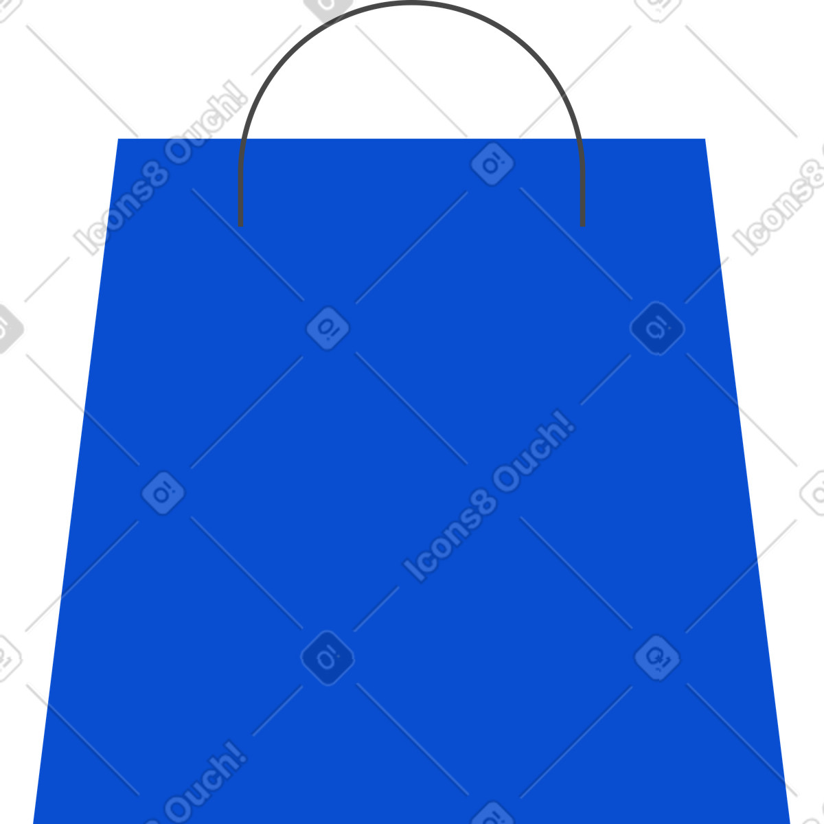 Illustration Paquet bleu dans le style Tiny à télécharger aux formats PNG, SVG