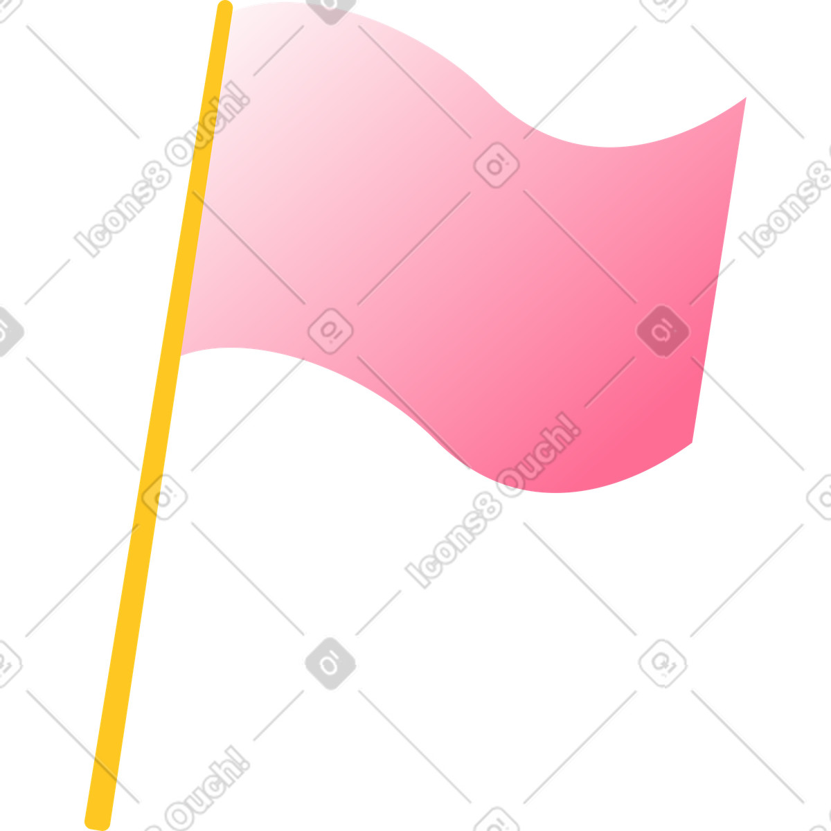 Flagge-Illustration im Bright-Stil als Download in PNG, SVG