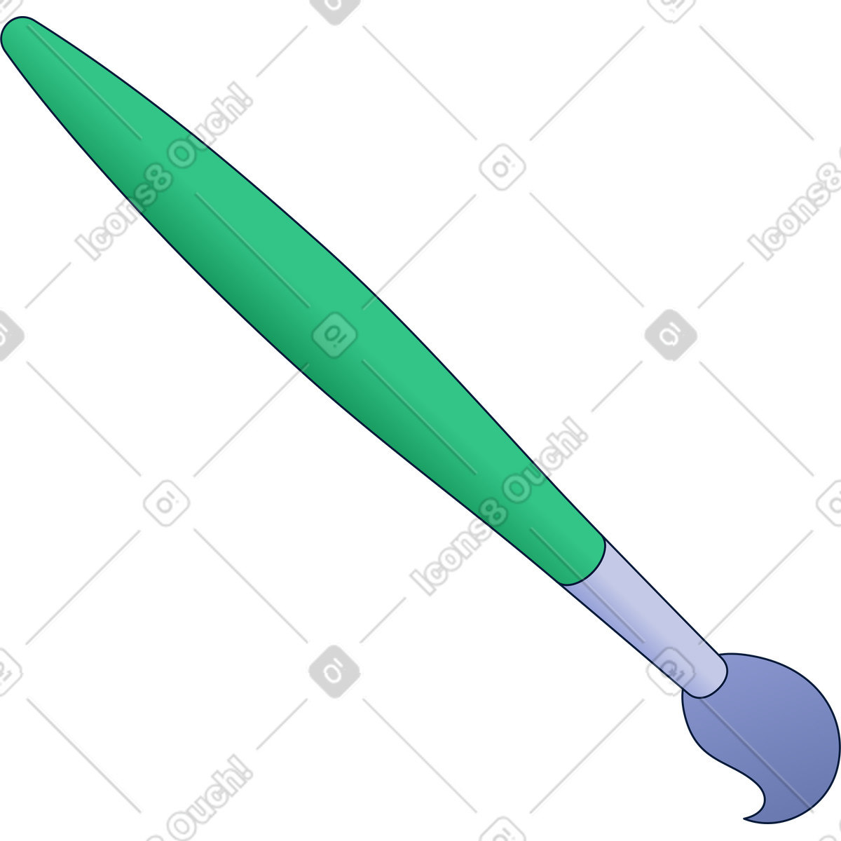 Ilustração de Escova em no estilo Neat para baixar em PNG, SVG