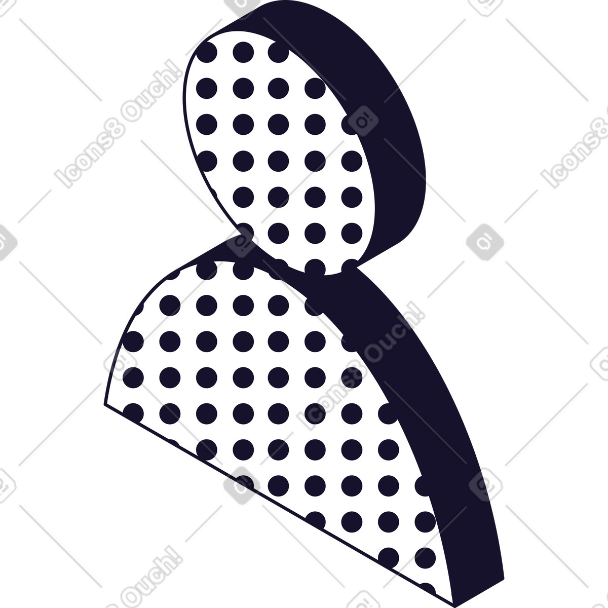 Dotted user icon illustration in Node style download in PNG, SVG