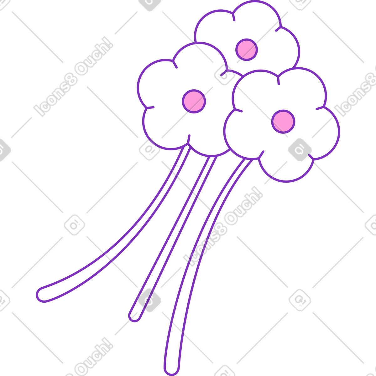 下载 Elastic 风格的 花束 插画，支持 PNG、SVG 格式