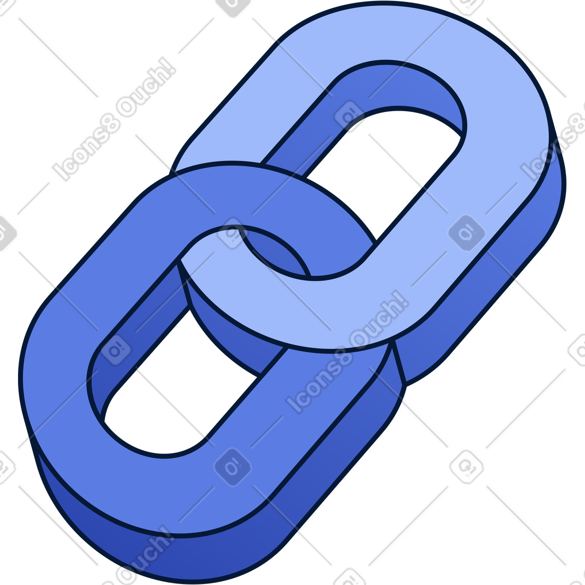Ilustração de Ícone link em no estilo Neat para baixar em PNG, SVG