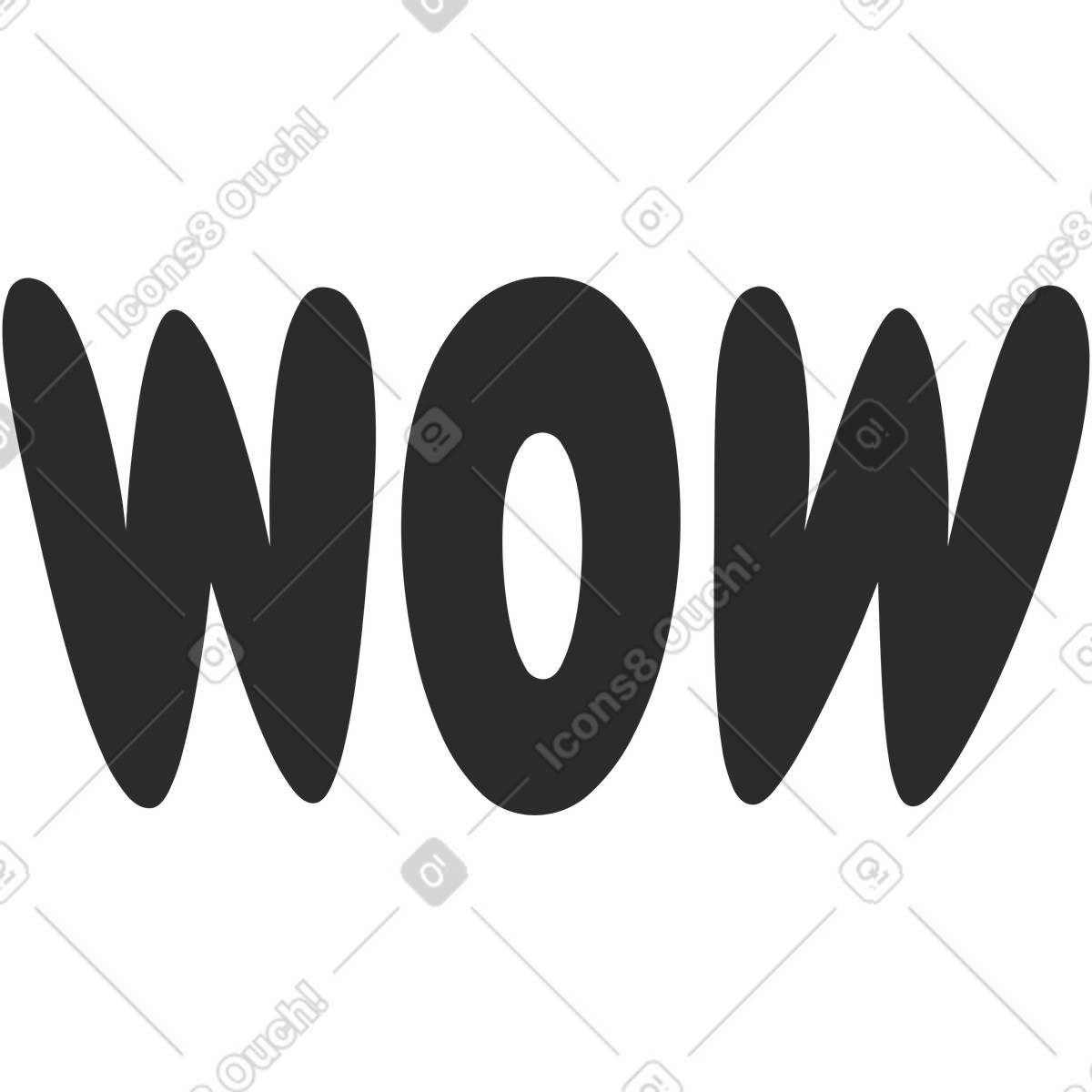 Oh illustrazione in stile Marginalia scarica in PNG, SVG