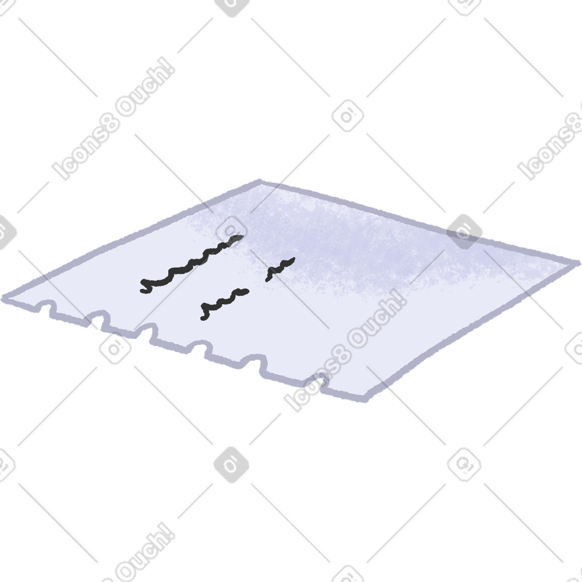 Paper with text illustrazione in stile Hue scarica in PNG, SVG