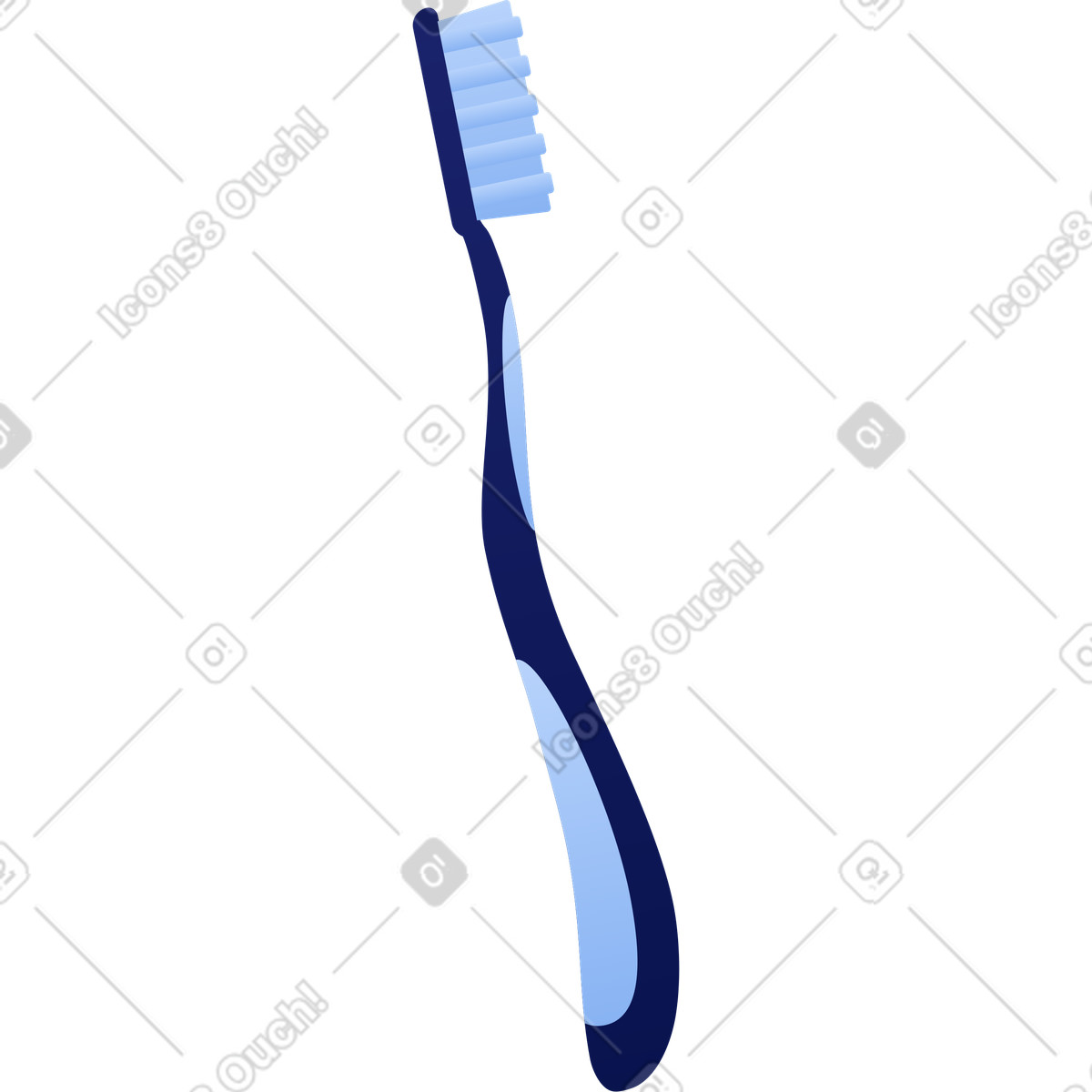 Illustration Brosse à dents dans le style Clip télécharger aux formats PNG, SVG