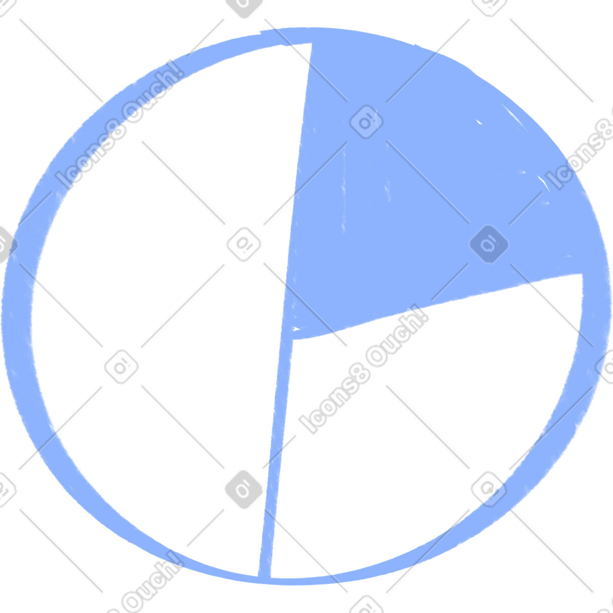 Illustration Camembert bleu dans le style Quirky à télécharger aux formats PNG, SVG