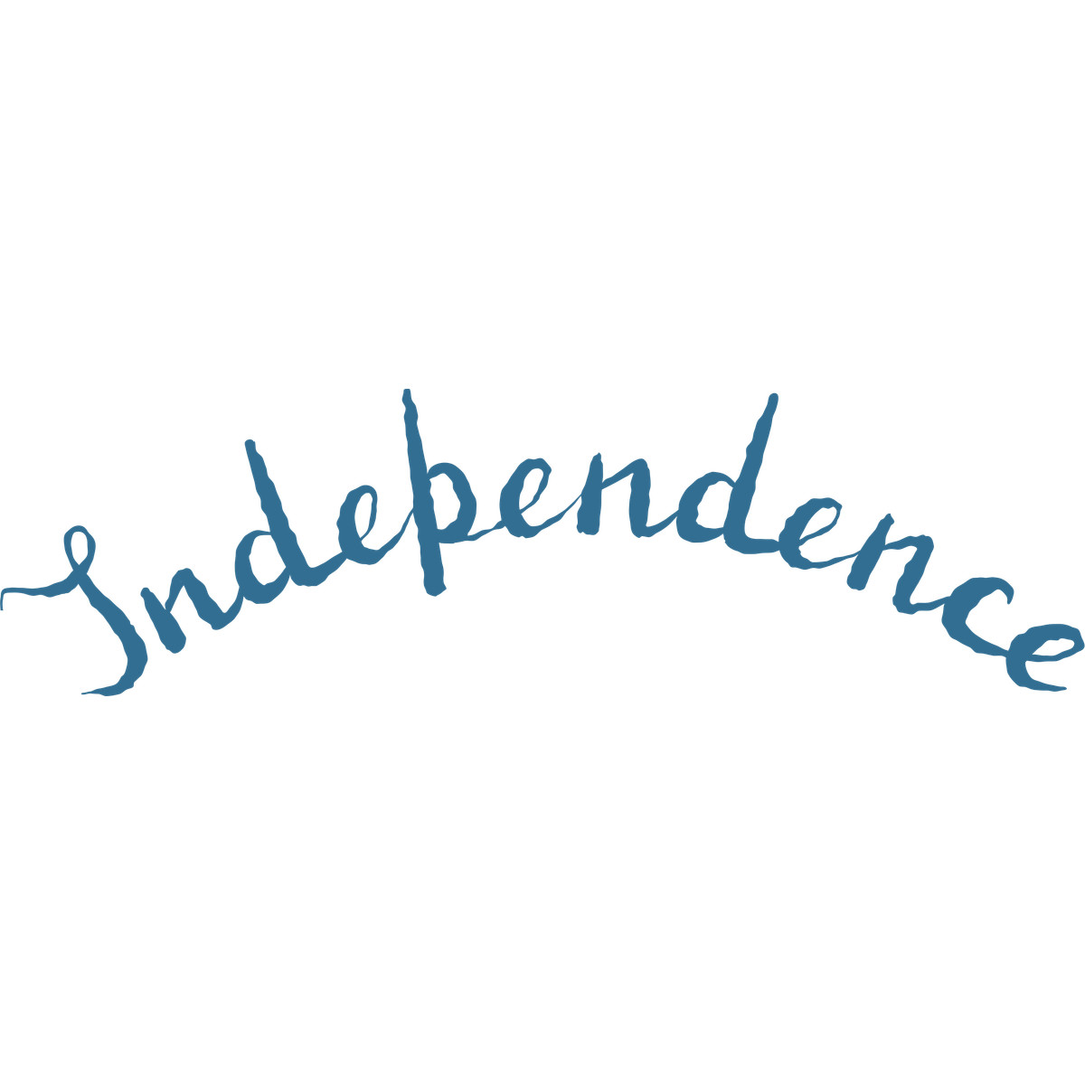 Independence word illustration in Cherry style download in PNG, SVG