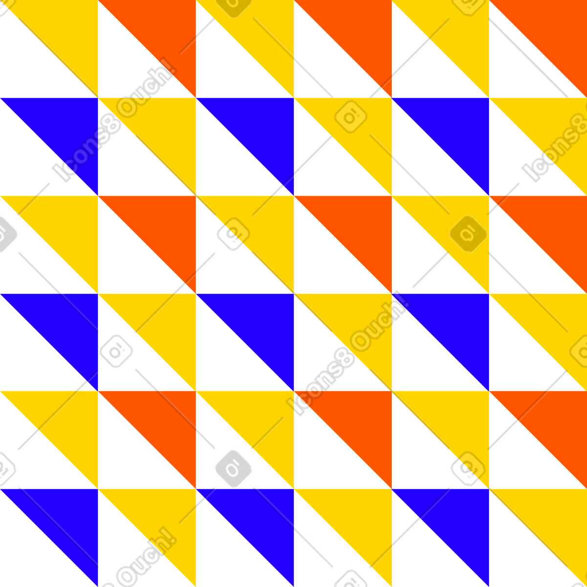 Seamless diagonal triangle pattern, Creative geometric background illustration in Framework style download in PNG, SVG