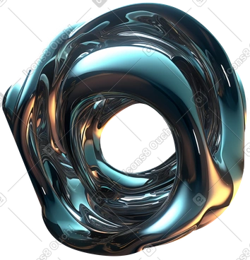 D abstract liquid form PNG, SVG