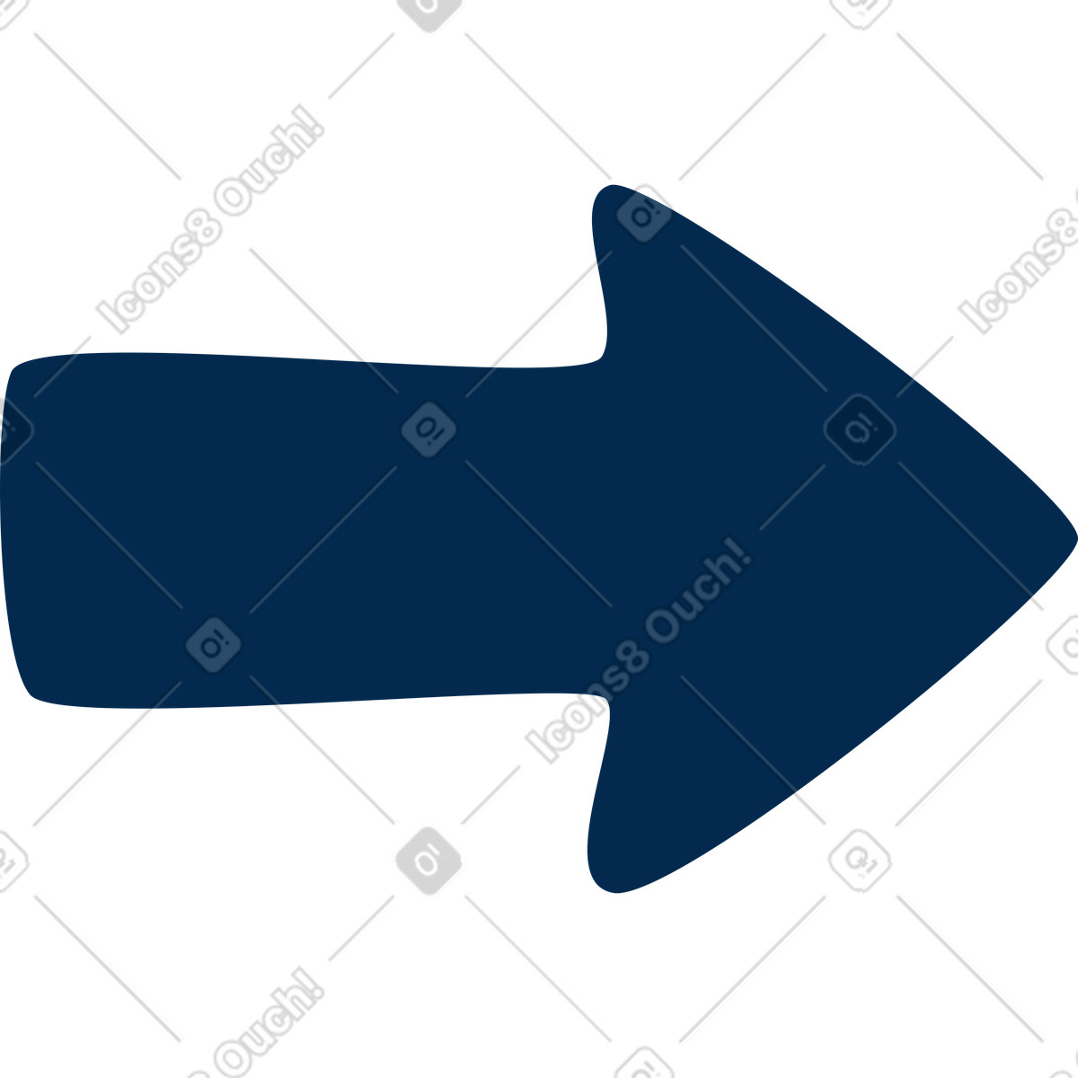 Pfeilform-Illustration im Flame-Stil als Download in PNG, SVG
