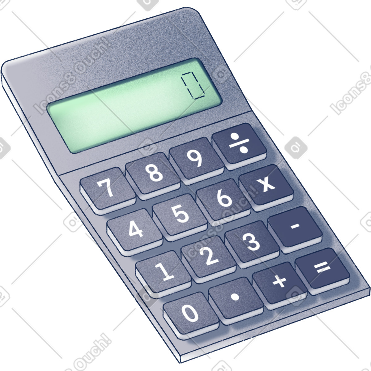 Ilustração de Calculator em no estilo Haze para baixar em PNG, SVG