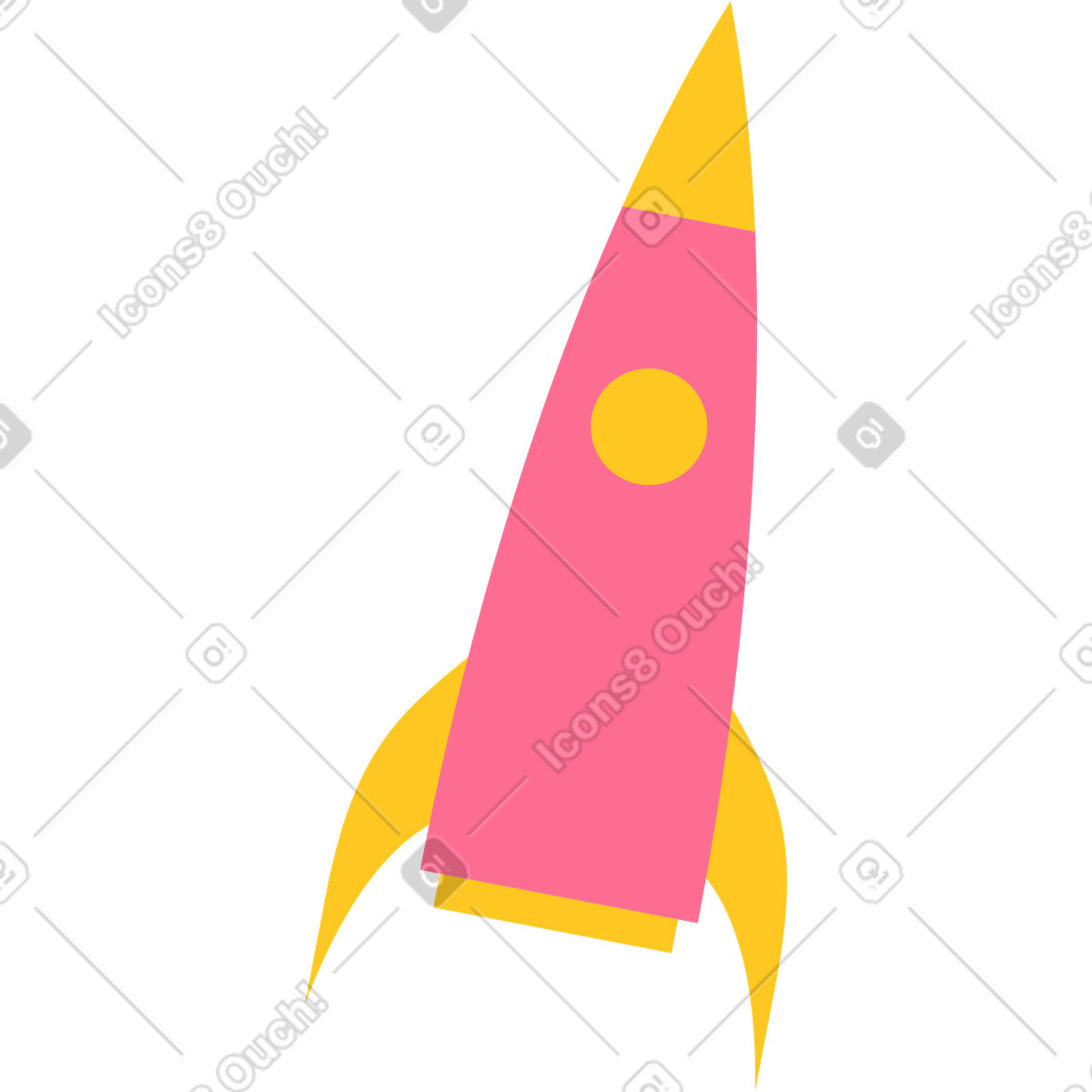 Ilustração de Rocket em no estilo Bright para baixar em PNG, SVG