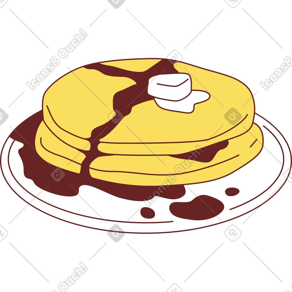 下载 Storyline 风格的 薄煎饼 插画，支持 PNG、SVG 格式