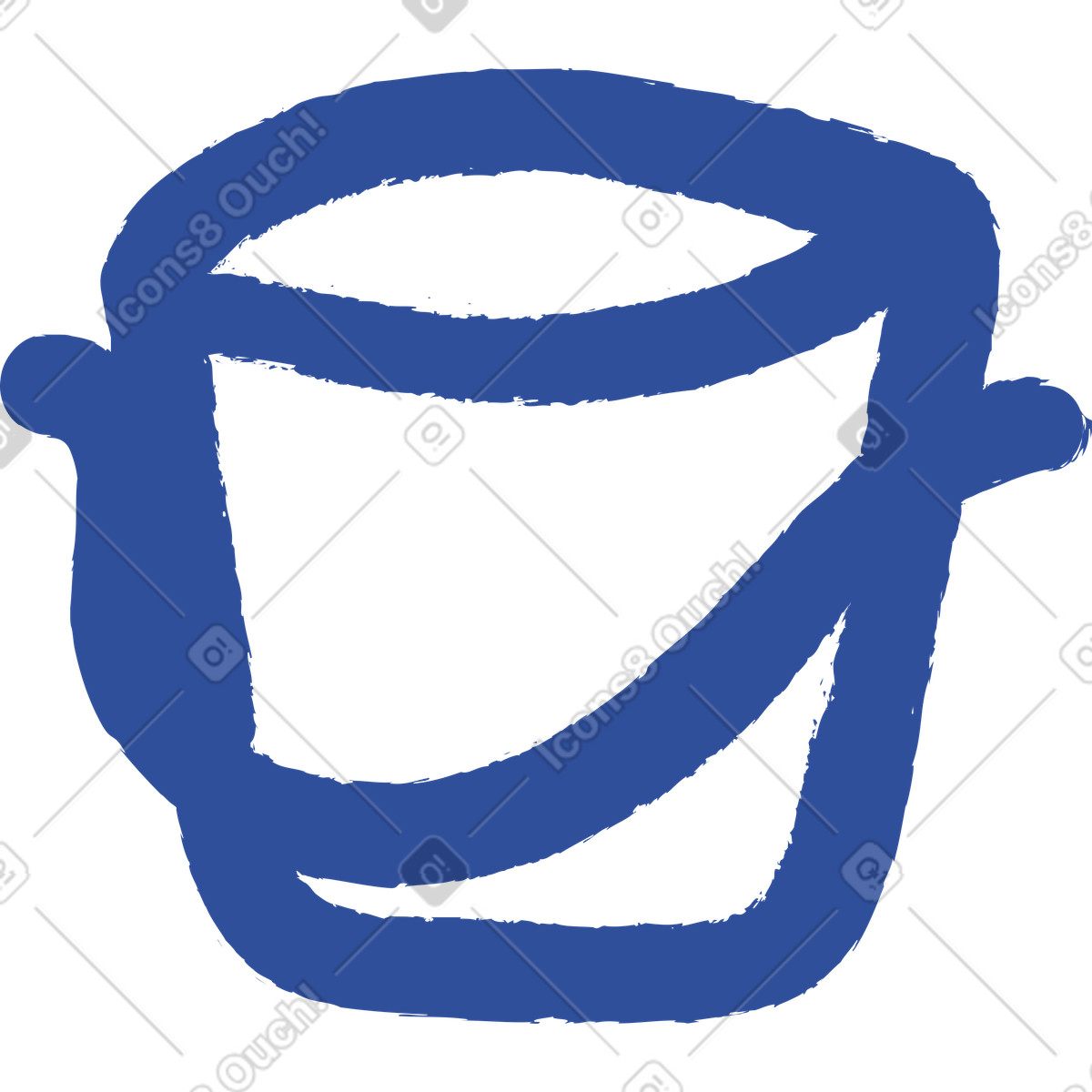 Illustration Seau dans le style Lime à télécharger aux formats PNG, SVG