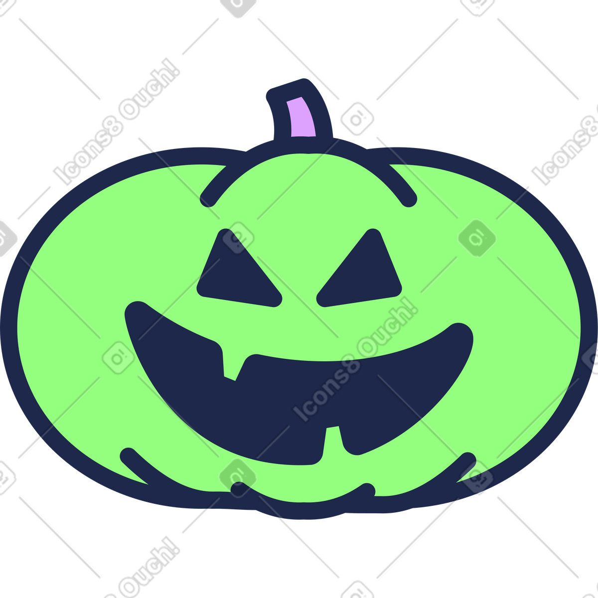 下载 Outline 风格的 雕刻南瓜 插画，支持 PNG、SVG 格式