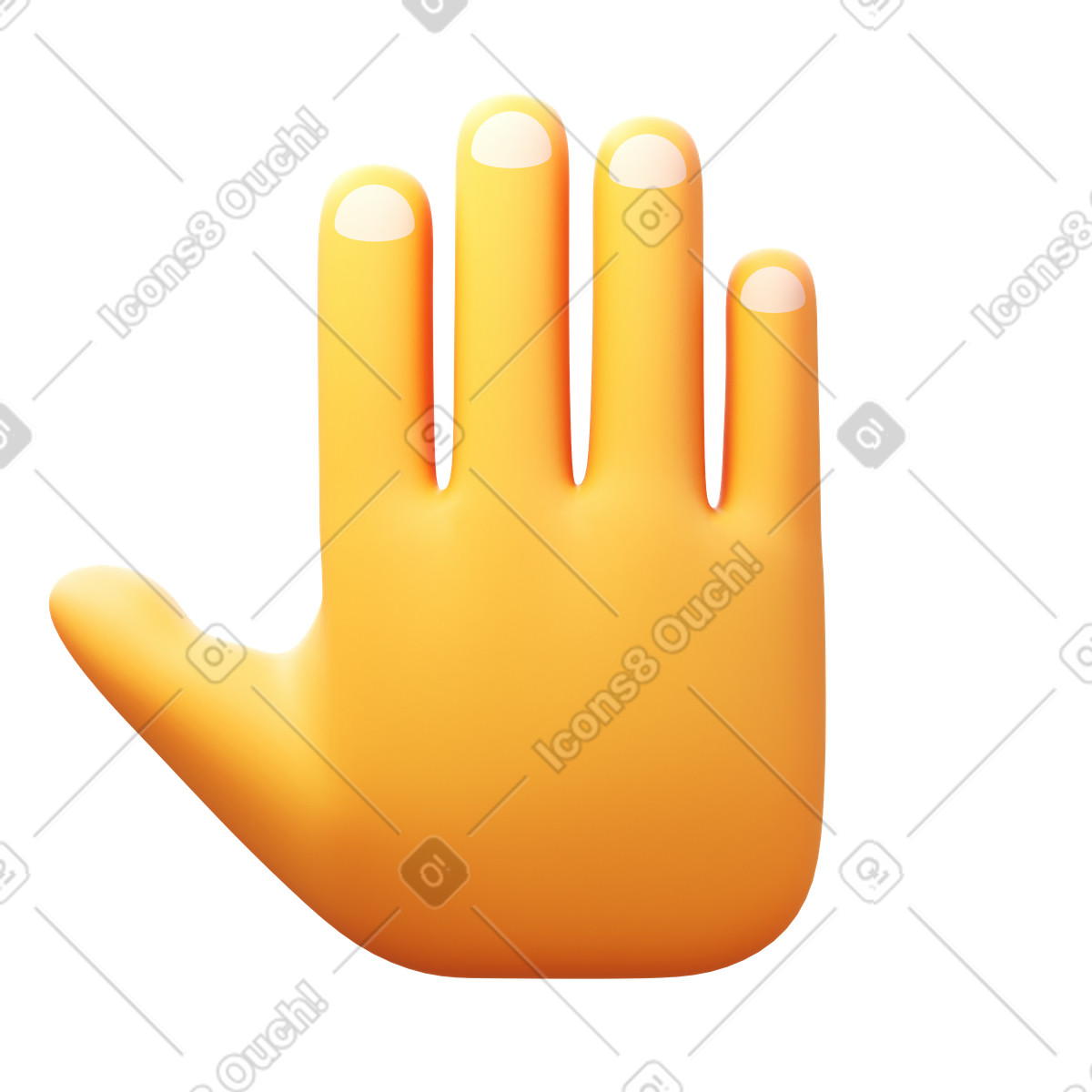 3D Fluency スタイルの Hand のイラストをPNG、SVG形式でダウンロード