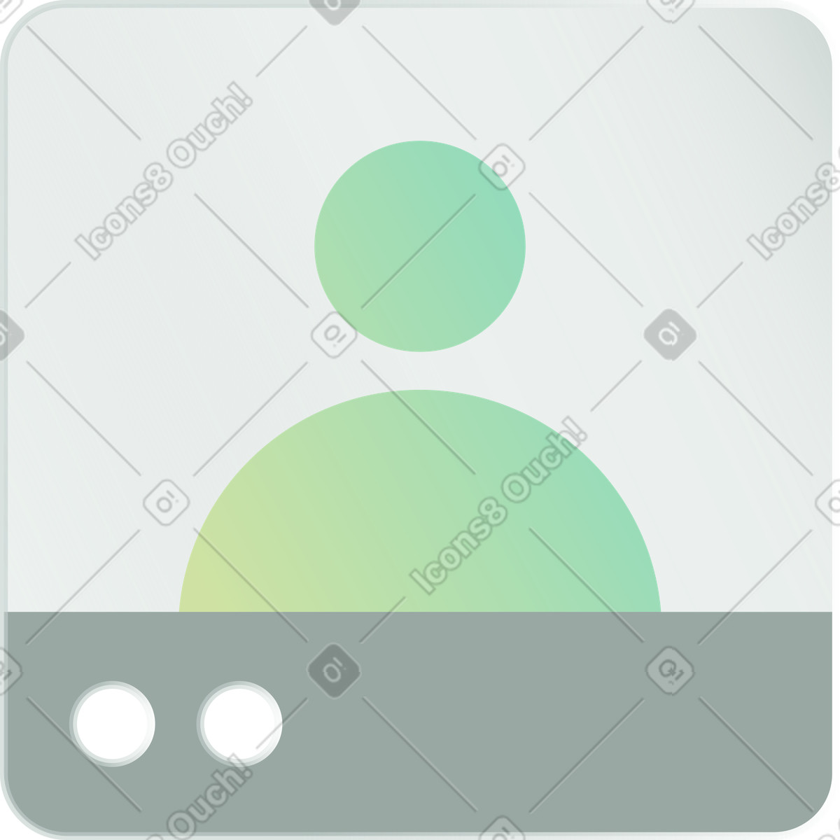 下载 Office 风格的 用户图标 插画，支持 PNG、SVG 格式