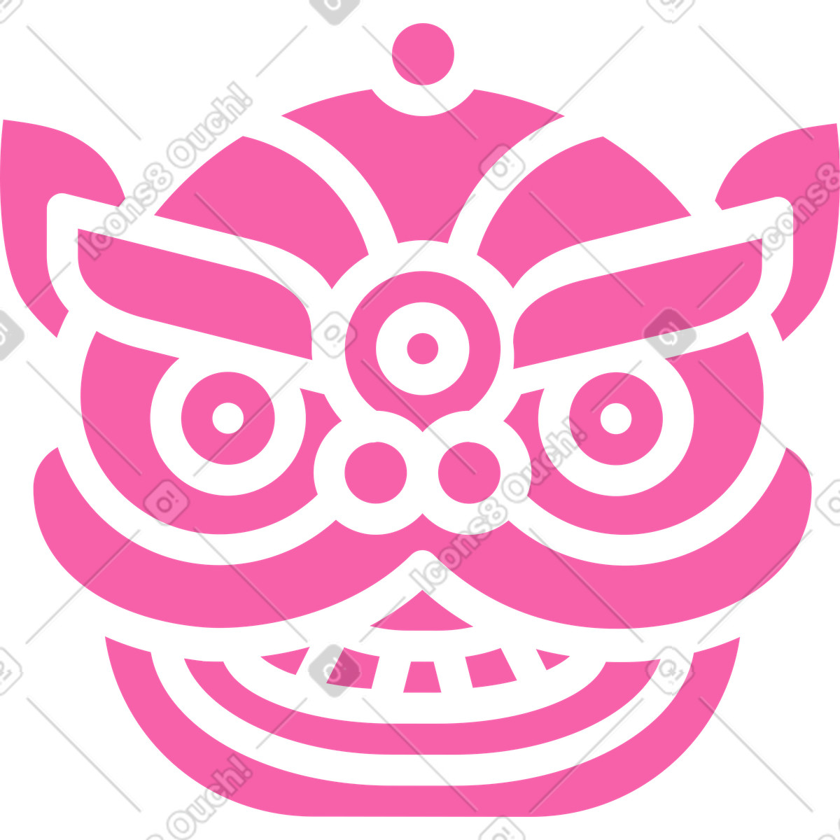 Whimsy スタイルの 中国のドラゴン のイラストをPNG、SVG形式でダウンロード