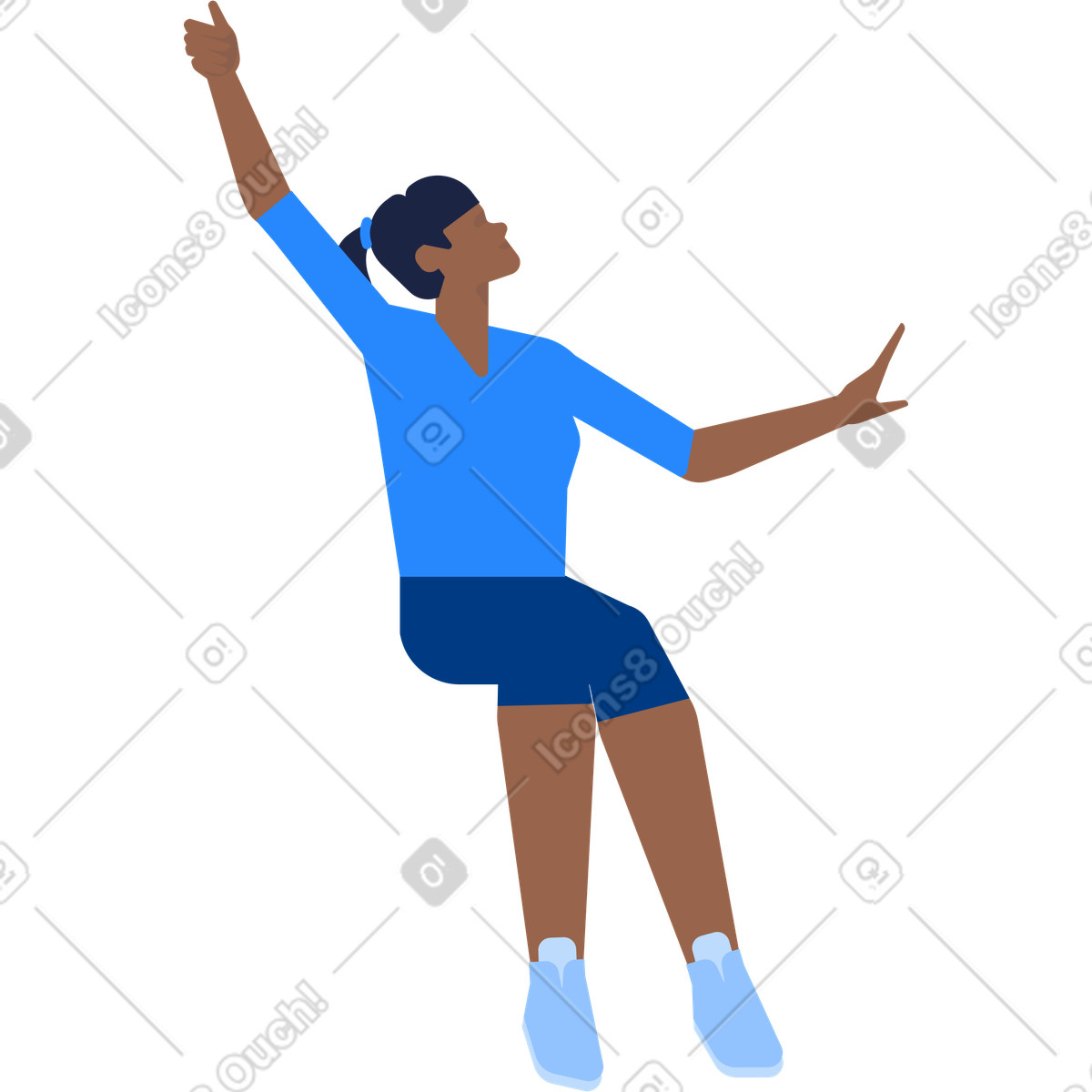 下载 Urban 风格的 女人 插画，支持 PNG、SVG 格式