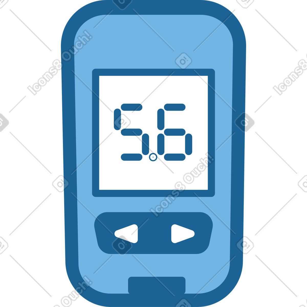 Illustration Glucomètre dans le style Natty à télécharger aux formats PNG, SVG