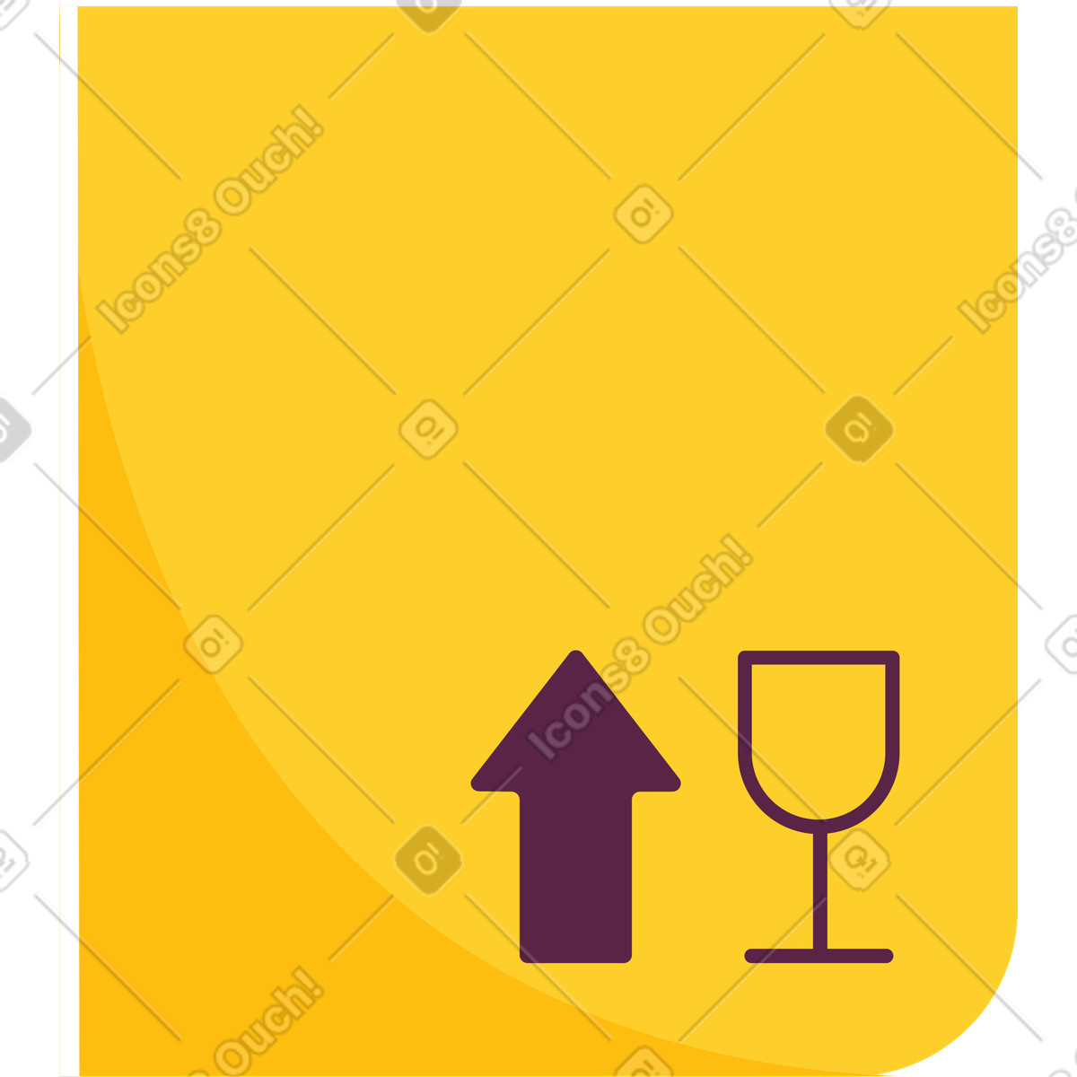 Ilustração de Caixa para entrega em no estilo Sammy baixar em PNG, SVG