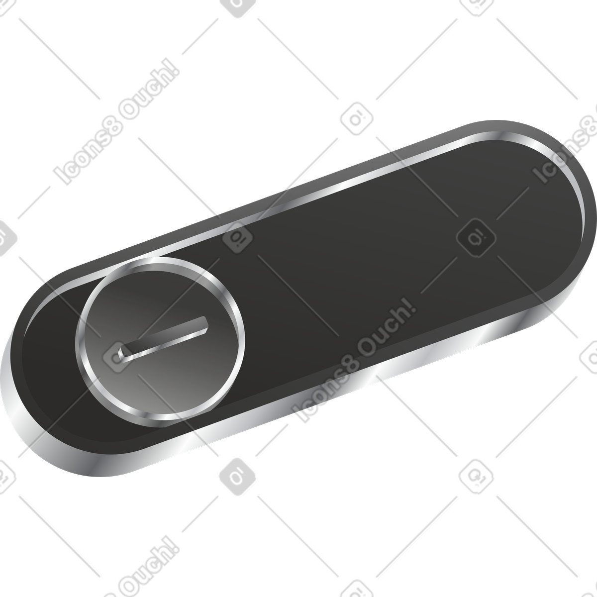 Token スタイルの Power off toggle button icon for interface and device controls のイラストをPNG、SVG形式でダウンロード