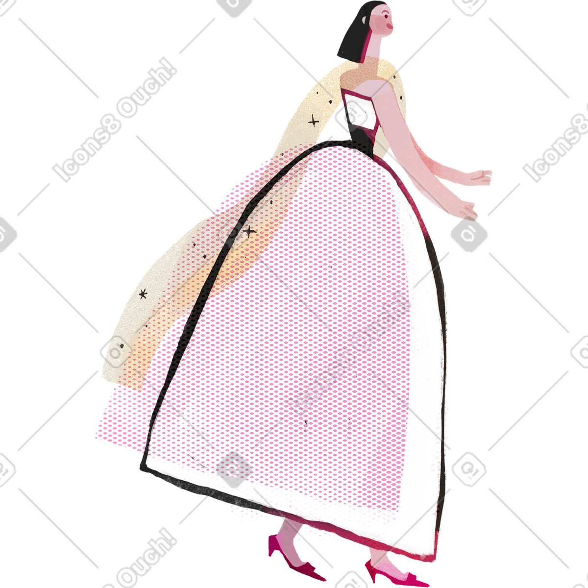 Fabulous スタイルの 夫人 のイラストをPNG、SVG形式でダウンロード