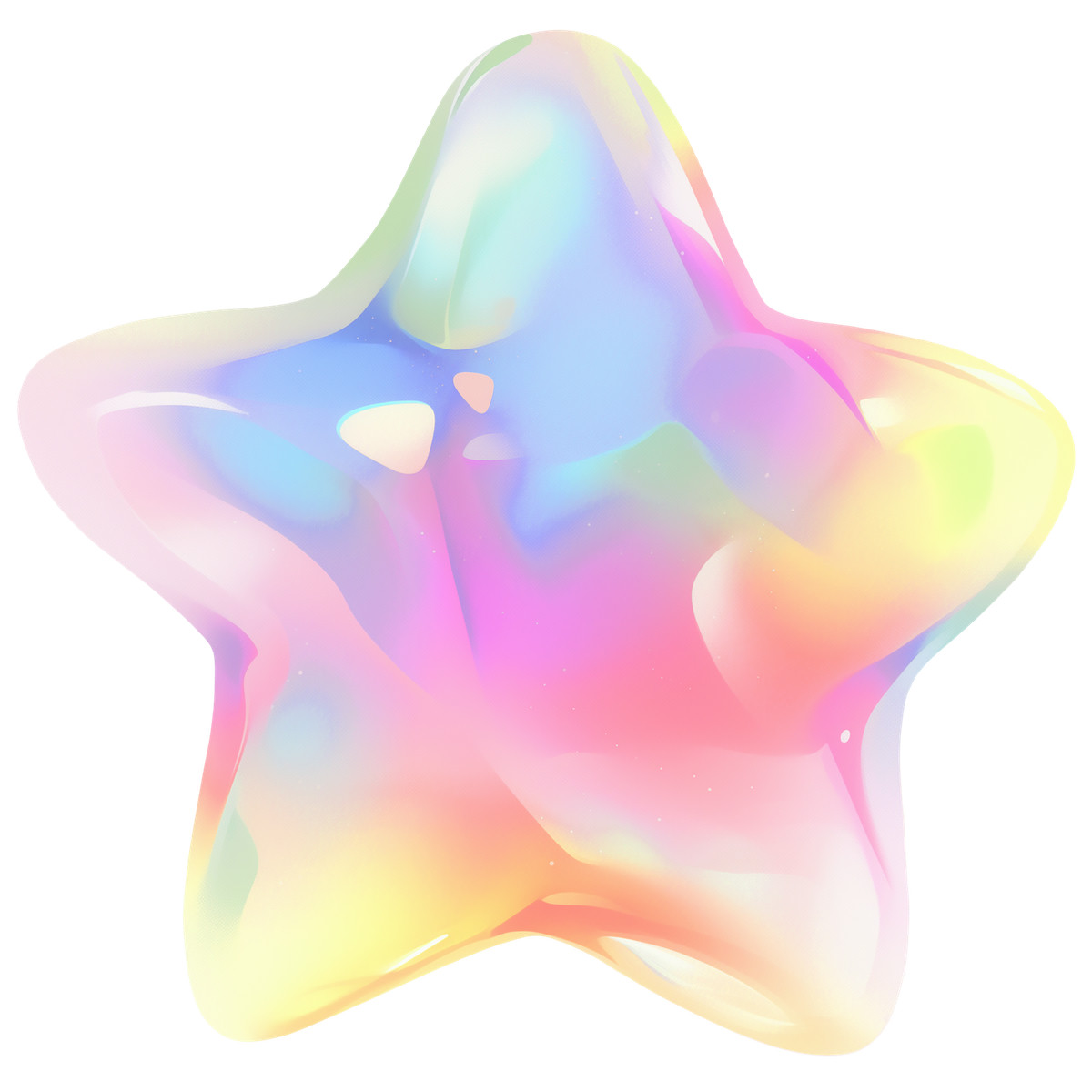 Stern-Illustration im Fluid-Stil als Download in PNG, SVG