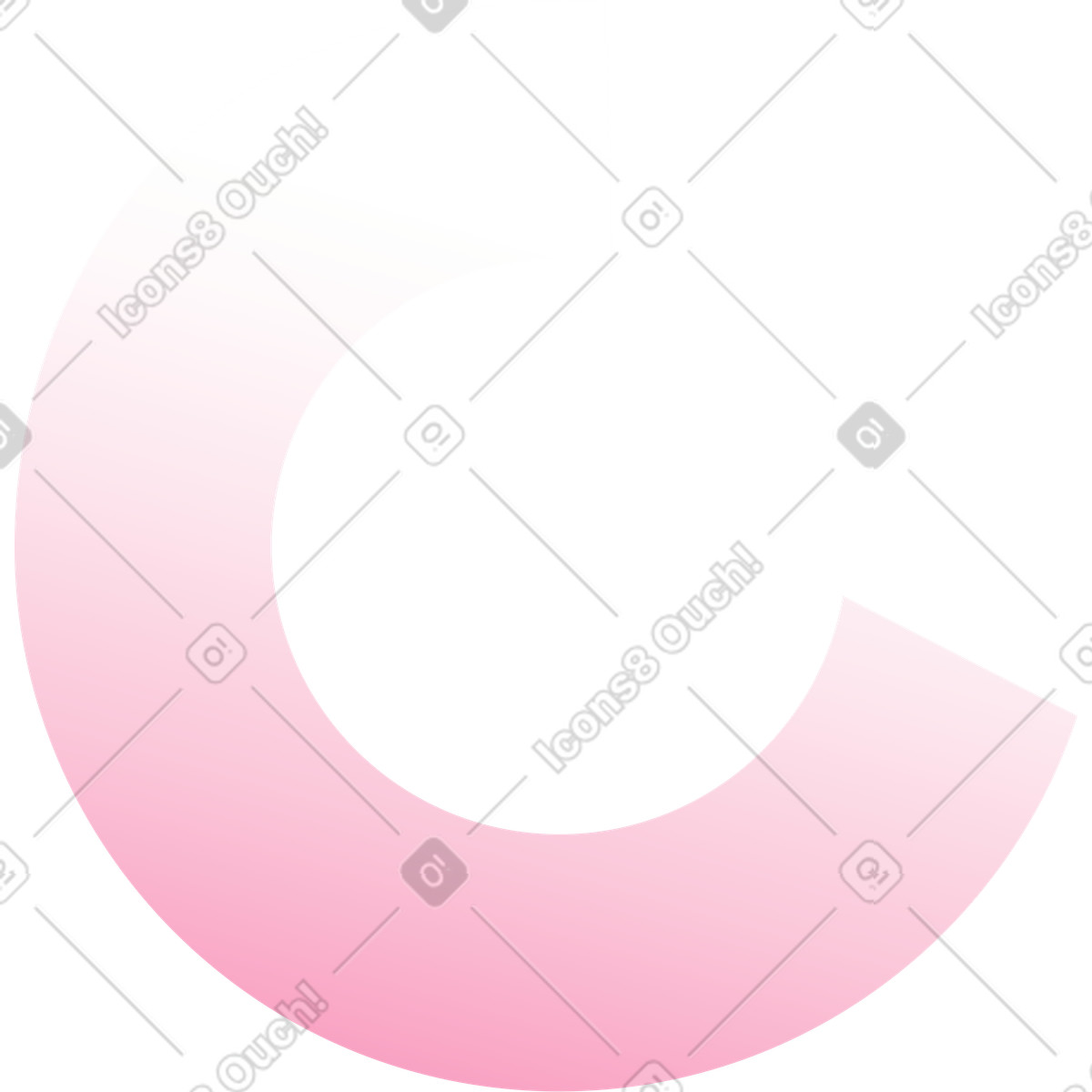 Halbkreis für schnittstelle-Illustration im Beam-Stil als Download in PNG, SVG