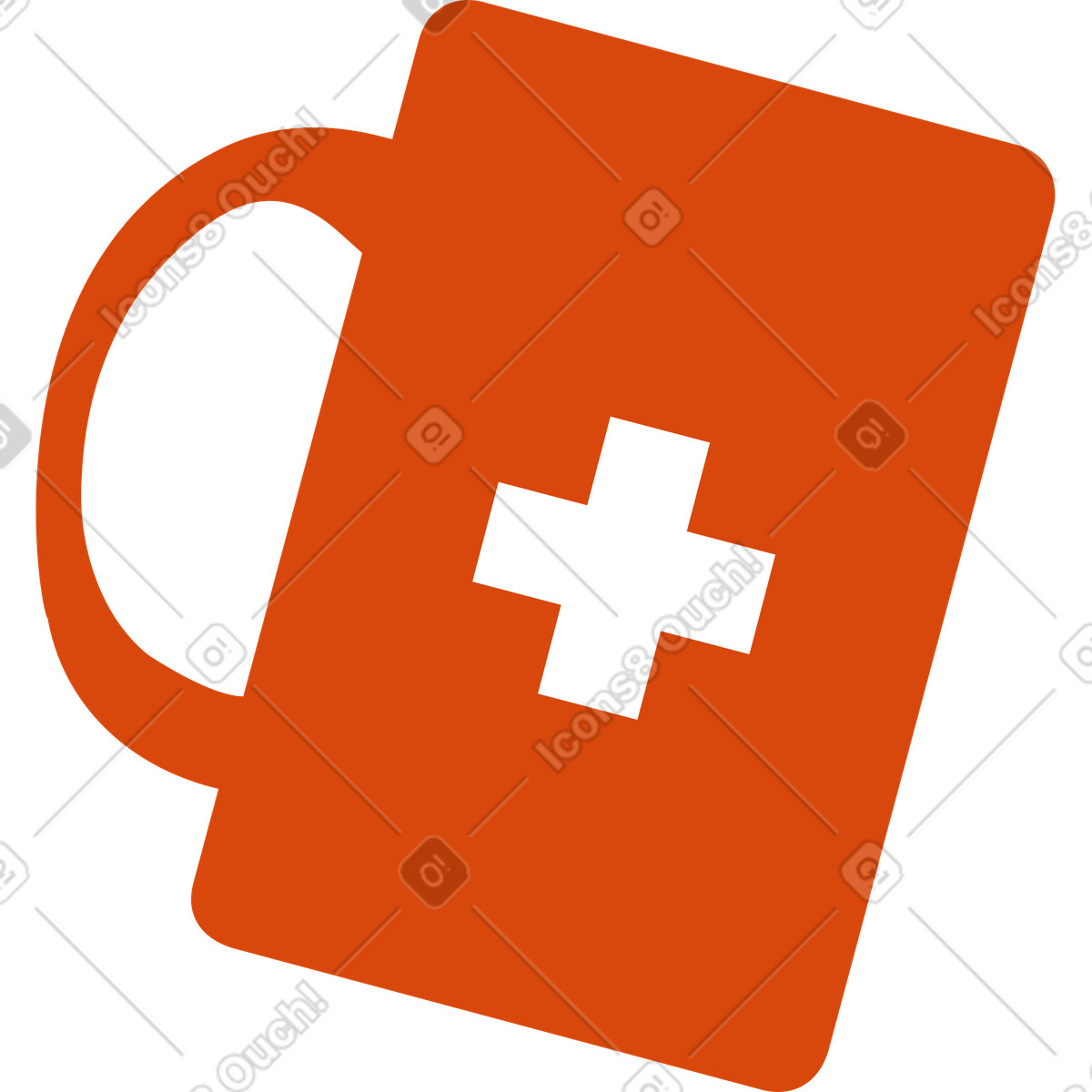 Kit di pronto soccorso illustrazione in stile Orange scarica in PNG, SVG