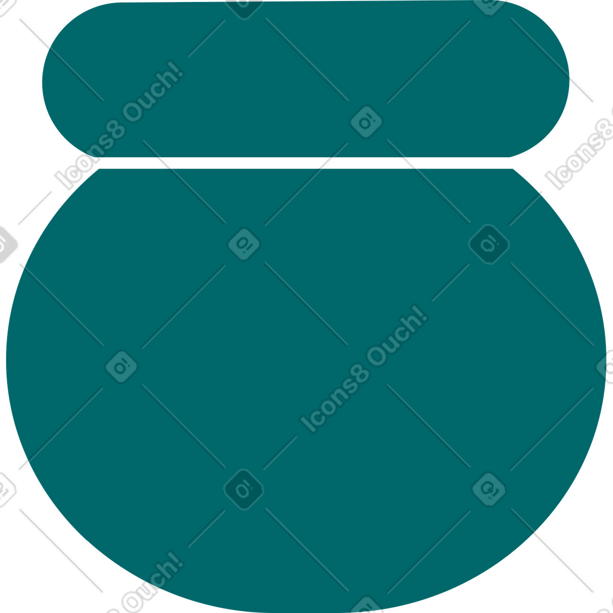Illustration Encrier dans le style Sammy Line à télécharger aux formats PNG, SVG