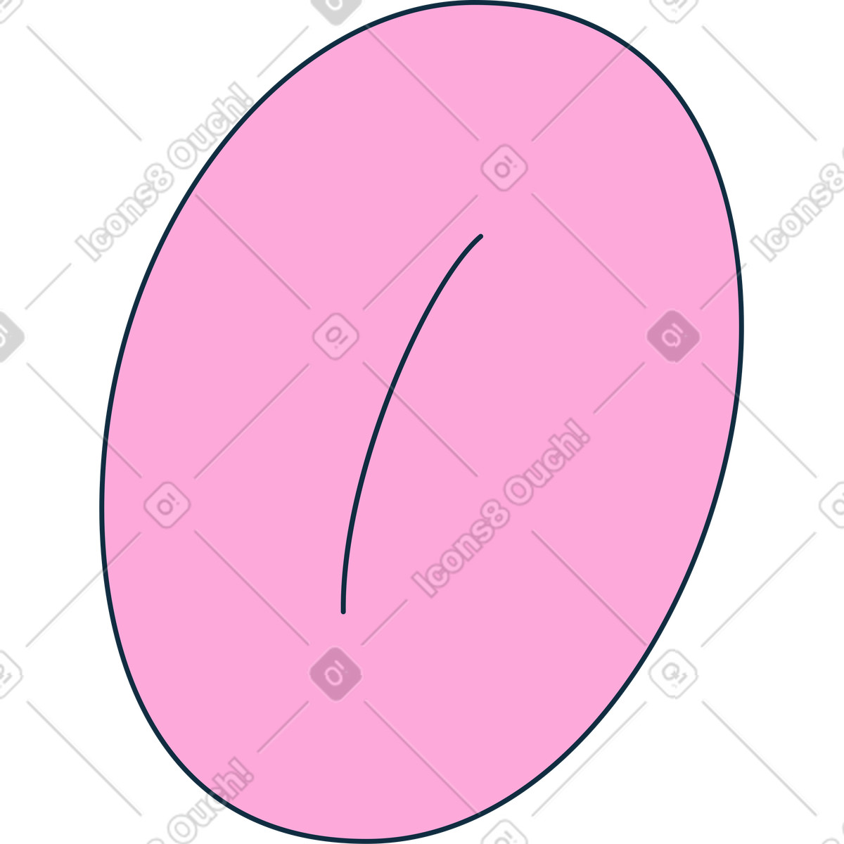 Ilustração de Numero zero em no estilo Bubble gum para baixar em PNG, SVG