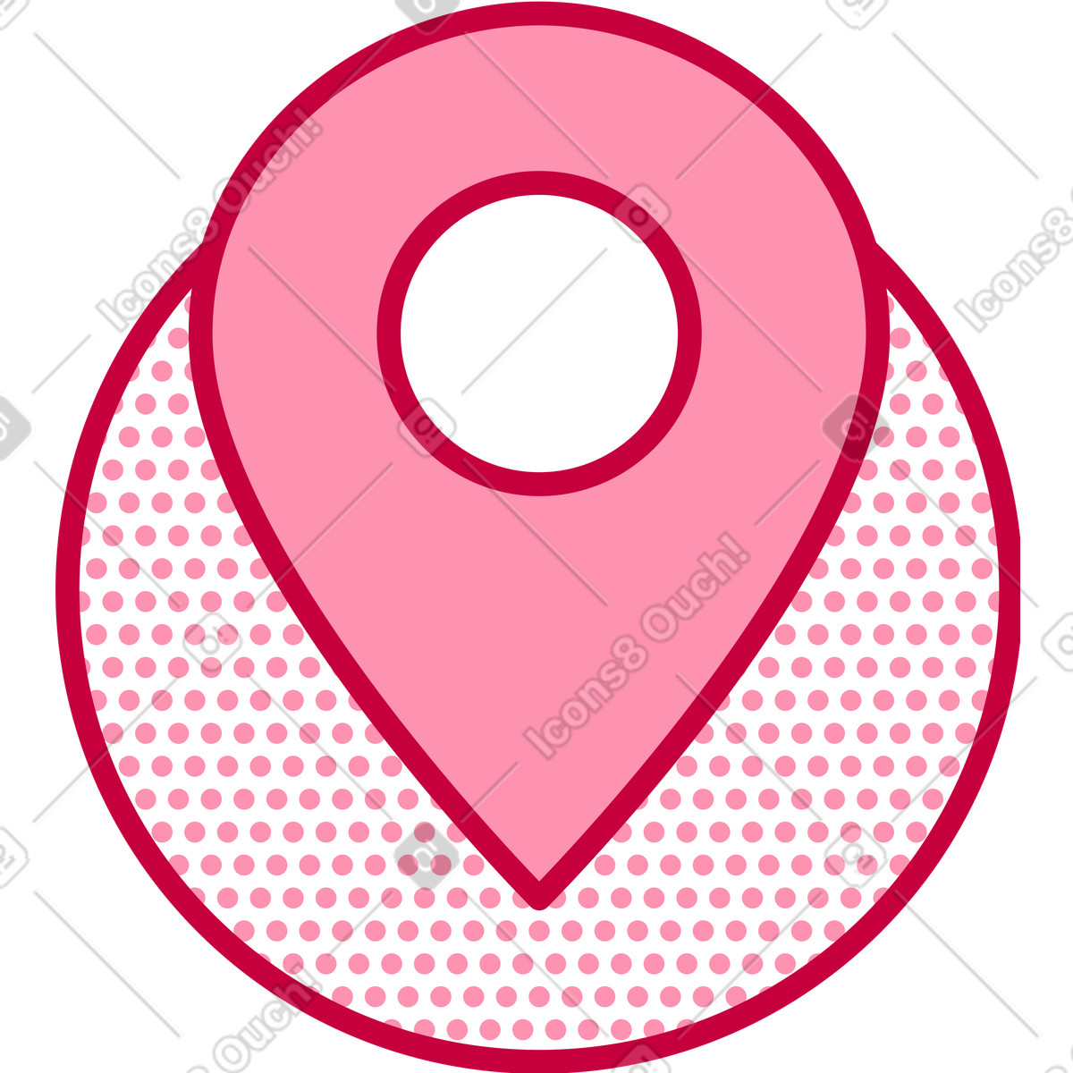 下载 Natty 风格的 地图标记 插画，支持 PNG、SVG 格式