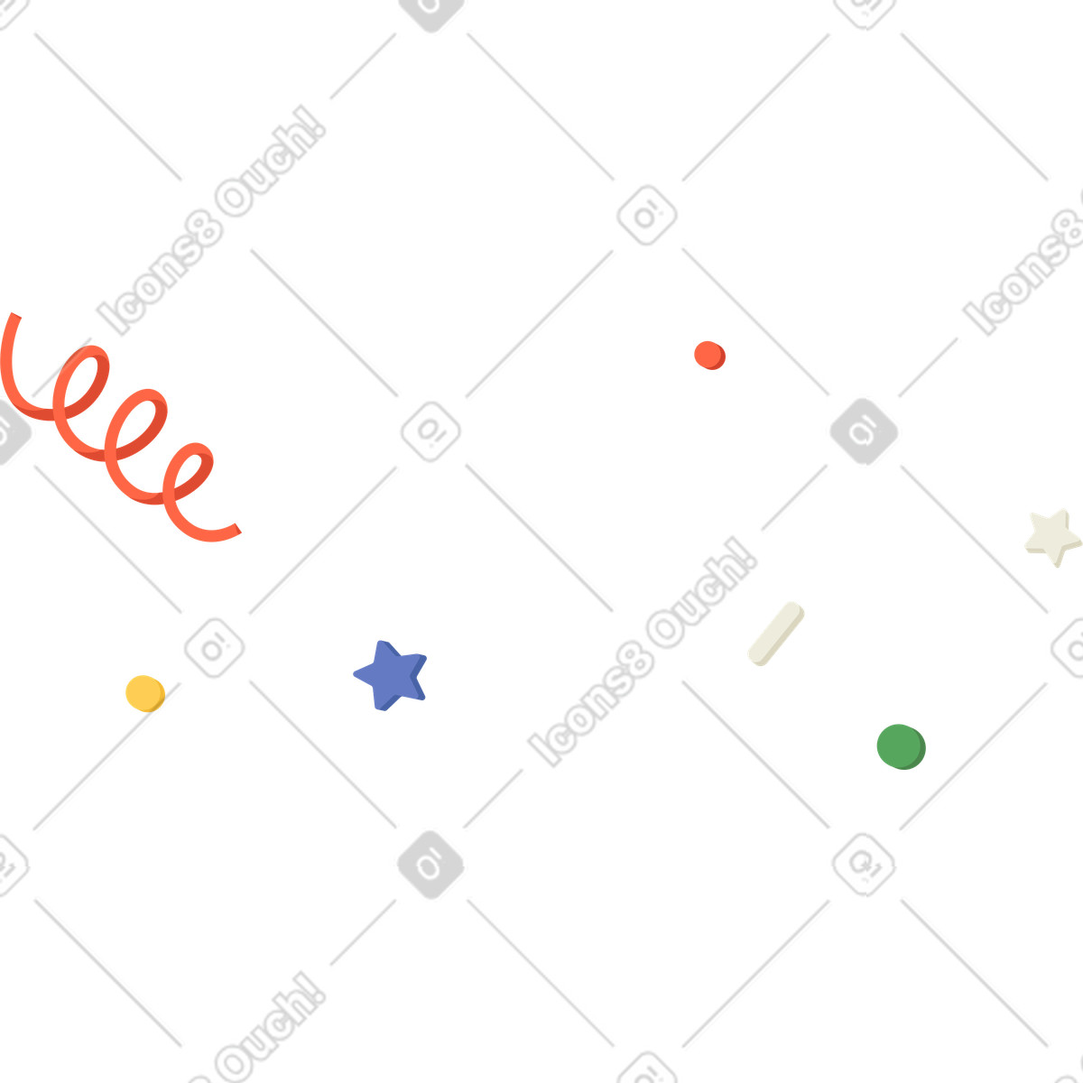 Decoration illustration in Social style download in PNG, SVG