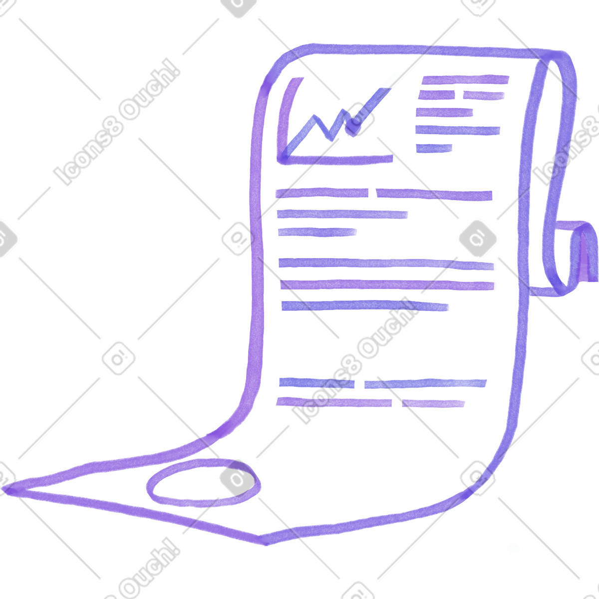 Marker スタイルの Accounting records のイラストをPNG、SVG形式でダウンロード